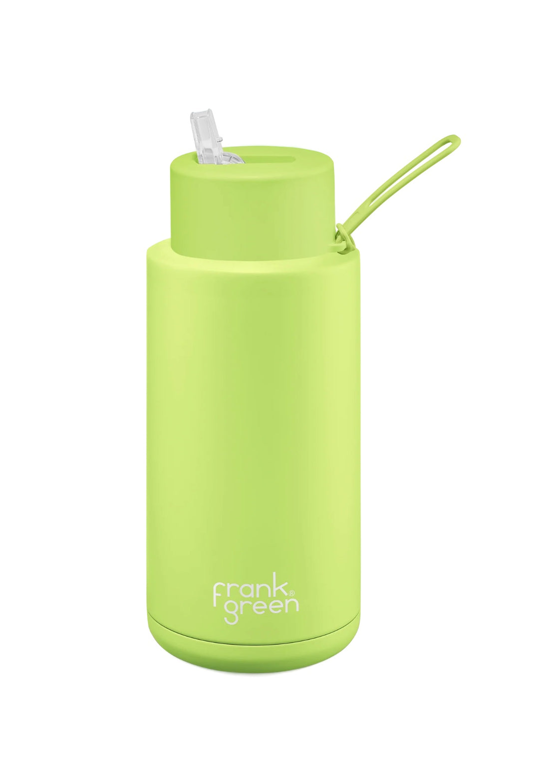 Frank Green Ceramic Reusable Bottle 34oz/1000ml - Pistachio Green