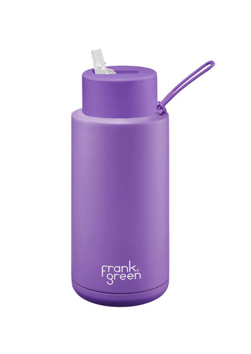 Frank Green Ceramic Reusable Bottle 34oz/1000ml - Cosmic Purple
