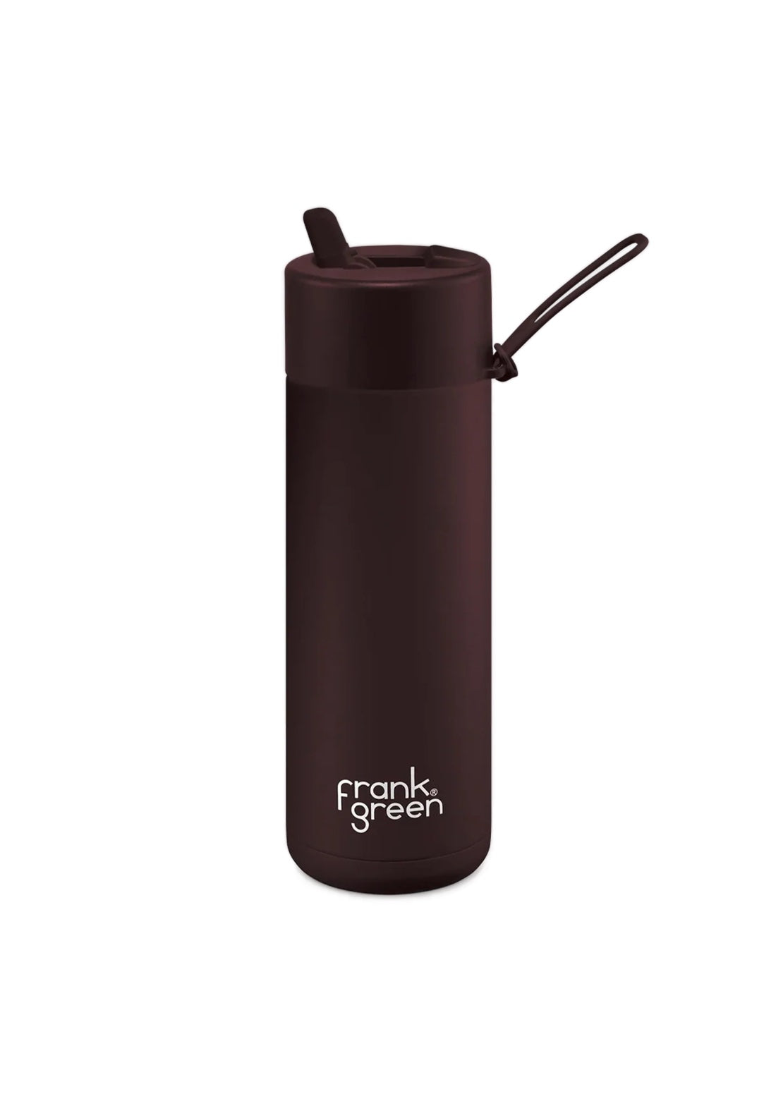 Frank Green Ceramic Reusable Bottle 20oz/595ml - Chocolate
