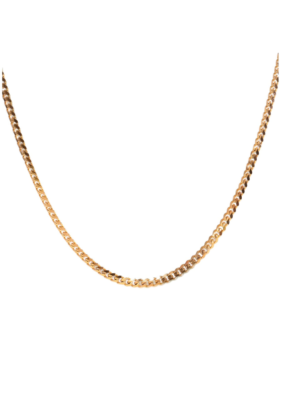 Porter Jewellery Forza Necklace 3.5mm - Gold Vermeil