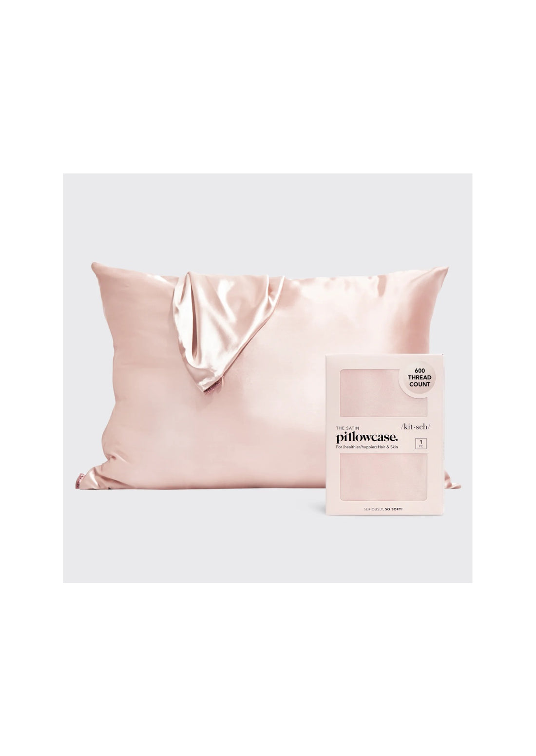 Kitsch Satin Pillowcase - Blush