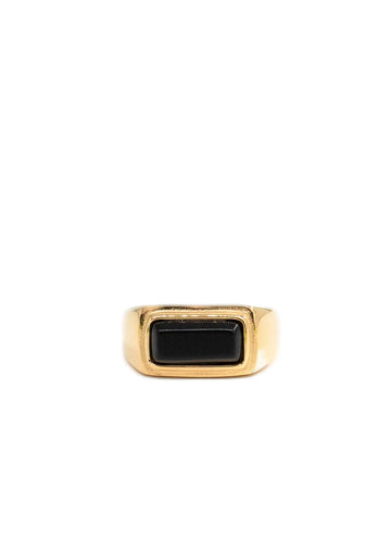 Porter Jewellery Chunky Boyfriend Ring - Gold Vermeil