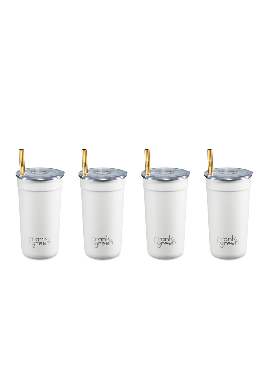 Frank Green Reusable Party Cups 16oz/475 ml (4 pack) - Cloud