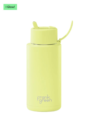 Frank Green Glow Ceramic Reusable Bottle 34oz/1000ml - Star Glow