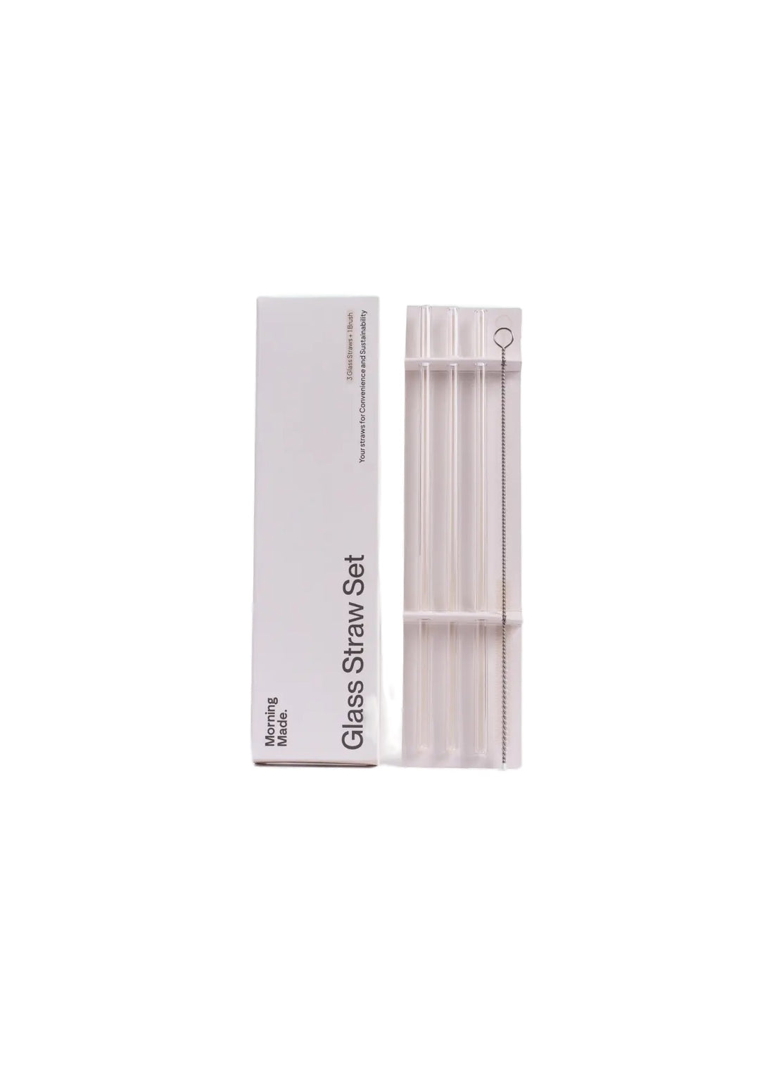 Morning Made Glass Straw Set