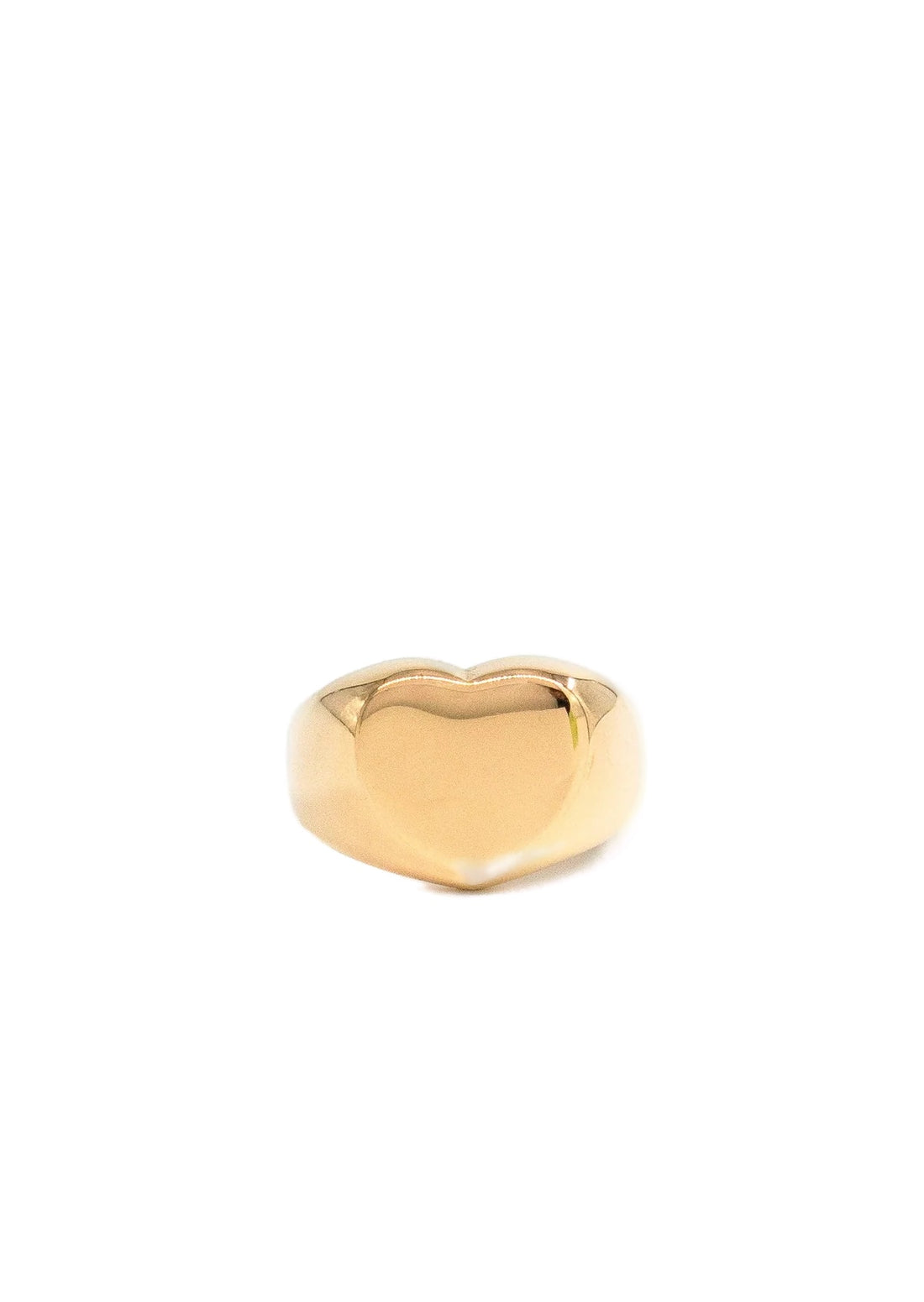 Porter Jewellery Chunky Heart Ring - Gold Vermeil