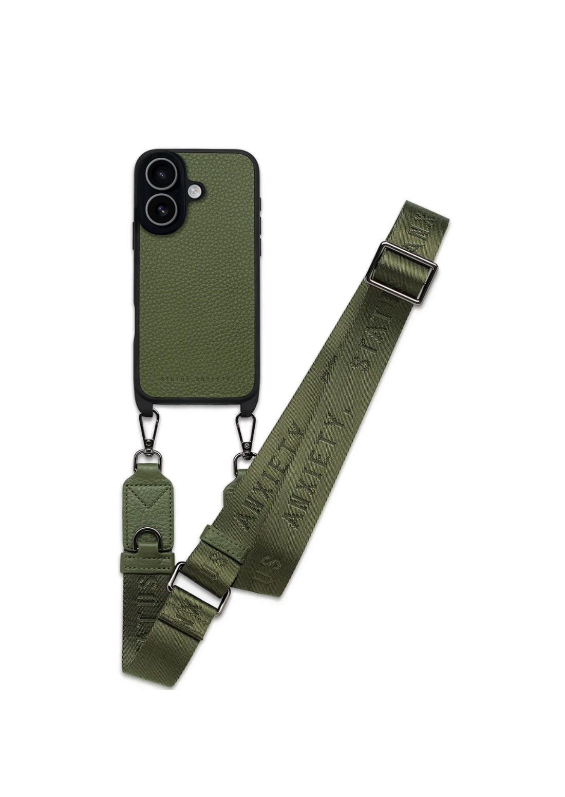 Status Anxiety Enough To Leave Phone Case - Khaki