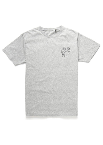 Deus Ex Machina Venice Skull Tee - Grey Marle