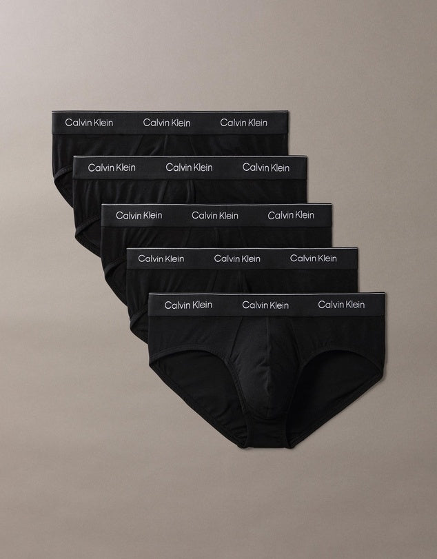 Calvin Klein Icon Cotton Stretch 5 Pack Briefs - Black