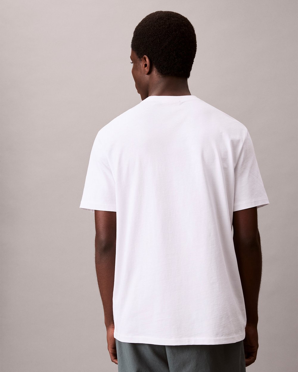Calvin Klein Easy Monogram Tee - Bright White