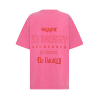 SŚAINT No Vacancy Tee - Acid Wash Pink