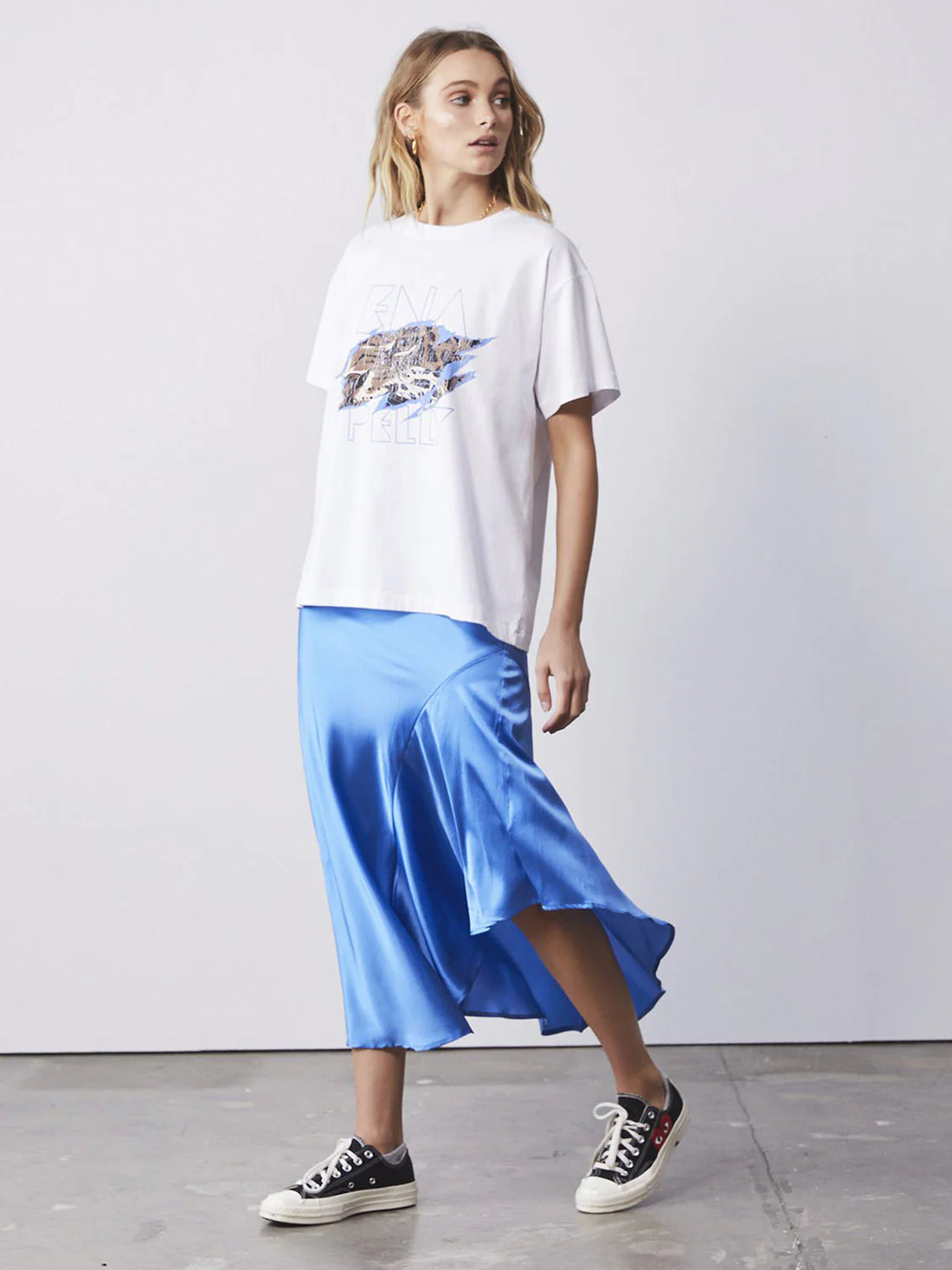 Ena Pelly Tigers Eye Tee - White