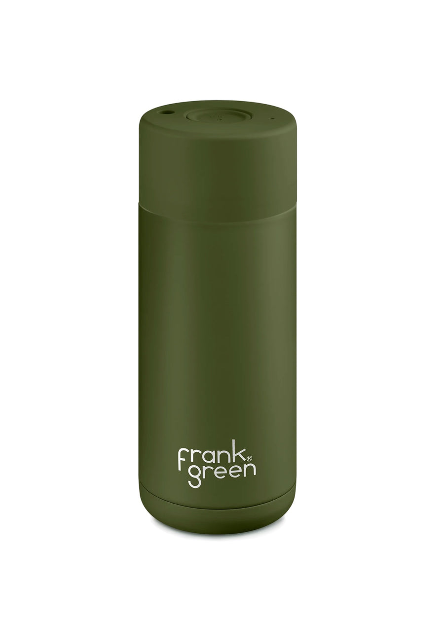 Frank Green Ceramic Reusable Cup 16oz/475ml - Khaki