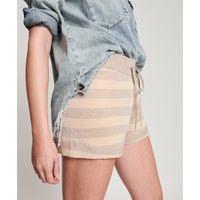 One Teaspoon New Mexico Knit Shorts - Silver/Gold