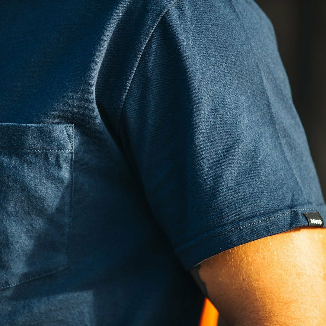 Deus Ex Machina 2 Pack Tees With Pocket - Navy