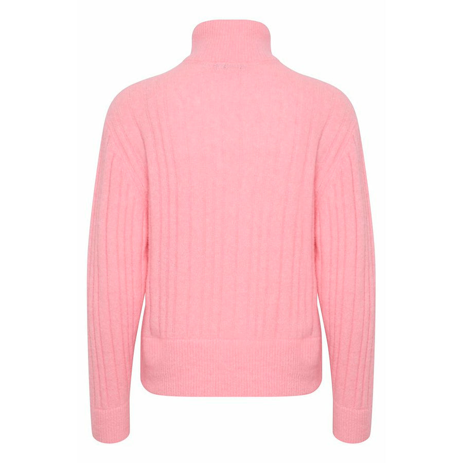 Gestuz AlphaGZ R Zipper Pullover - Powered Pink Melange