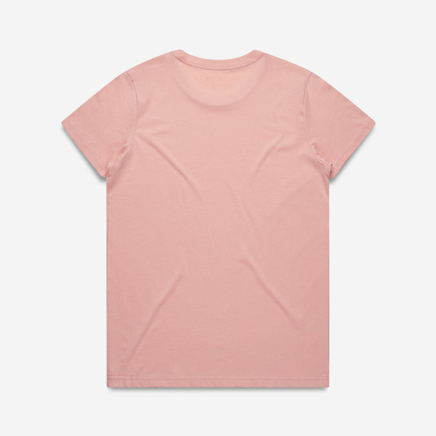 Status Anxiety Think It Over Women's Tee - Pale Pink