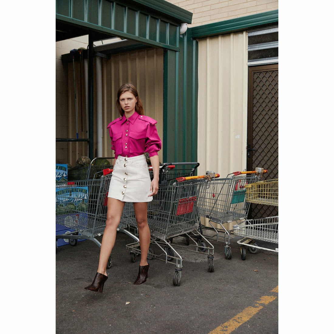 Acler Ultra Pink Parkway Shirt - Pink