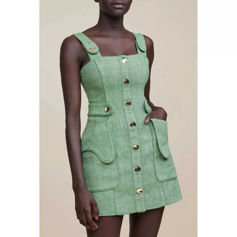 Acler Wilrose Dress - Pine