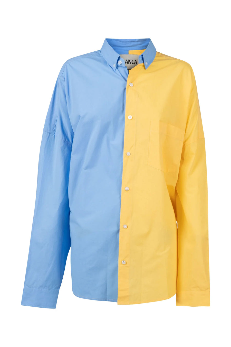 Blanca Henrietta Shirt - Marigold/Blue