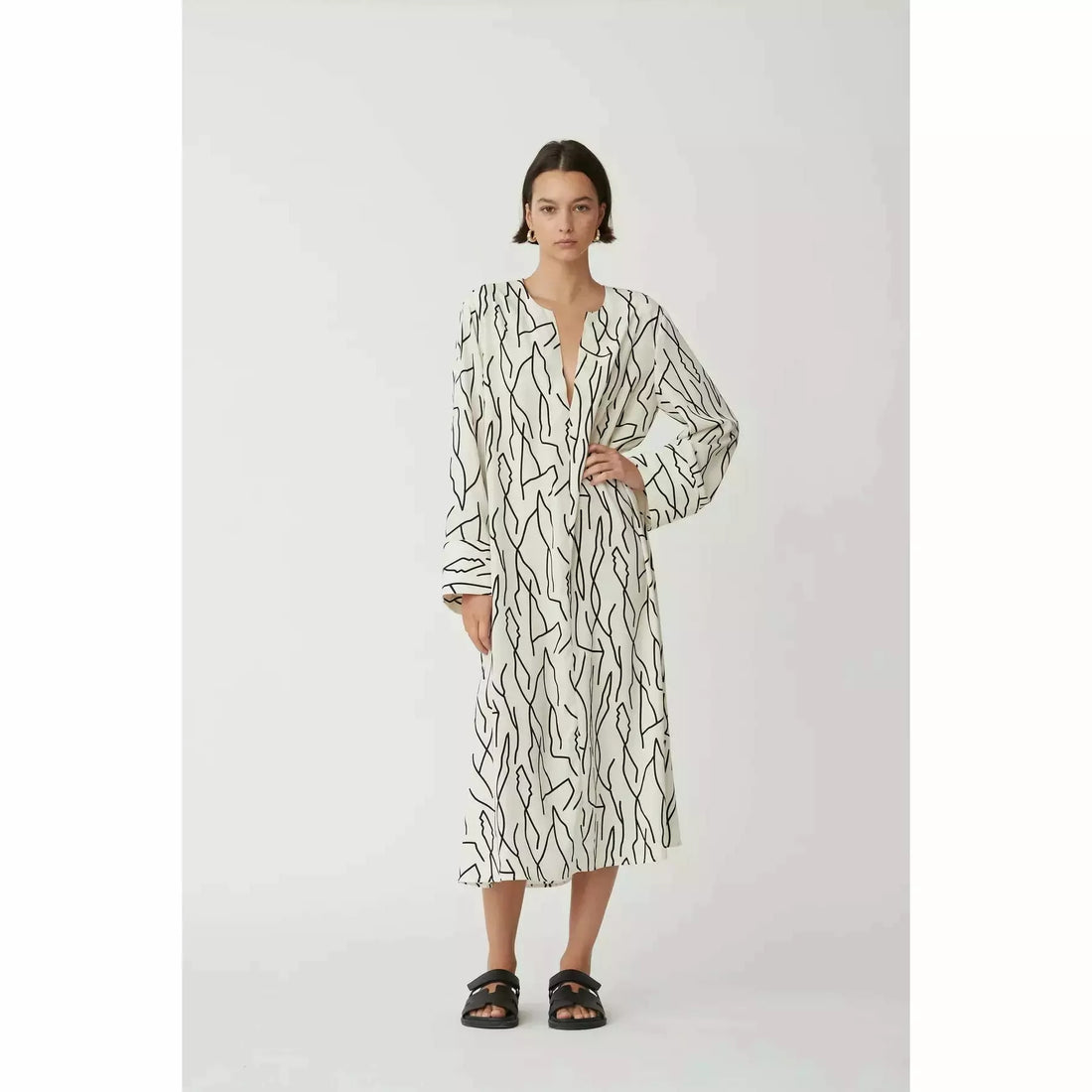 Blanca Chiara Dress - Black/White