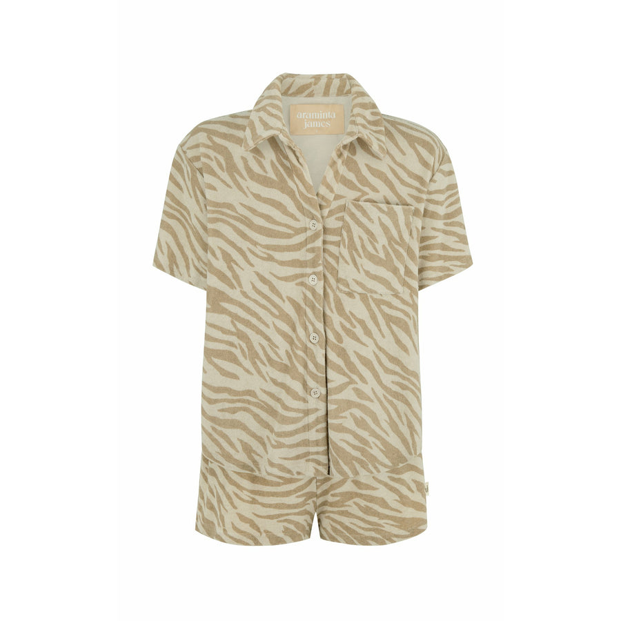 Araminta James Terry Shirt Set - Tiger