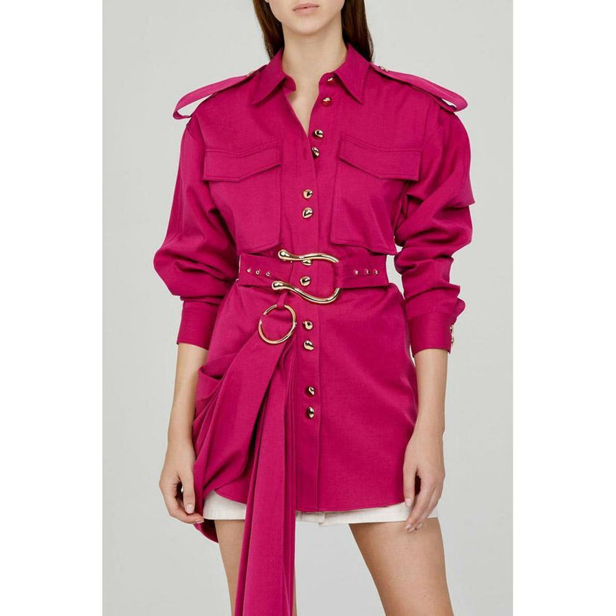 Acler Ultra Pink Parkway Shirt - Pink