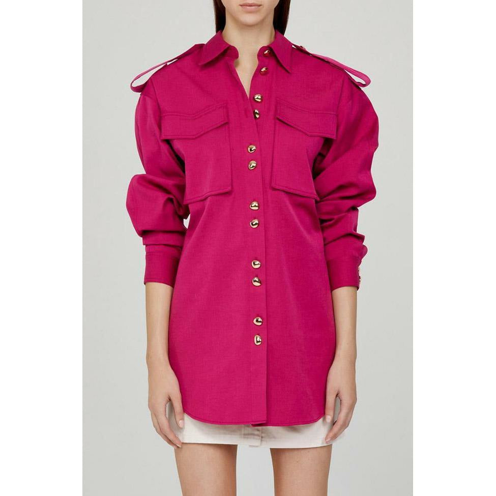 Acler Ultra Pink Parkway Shirt - Pink