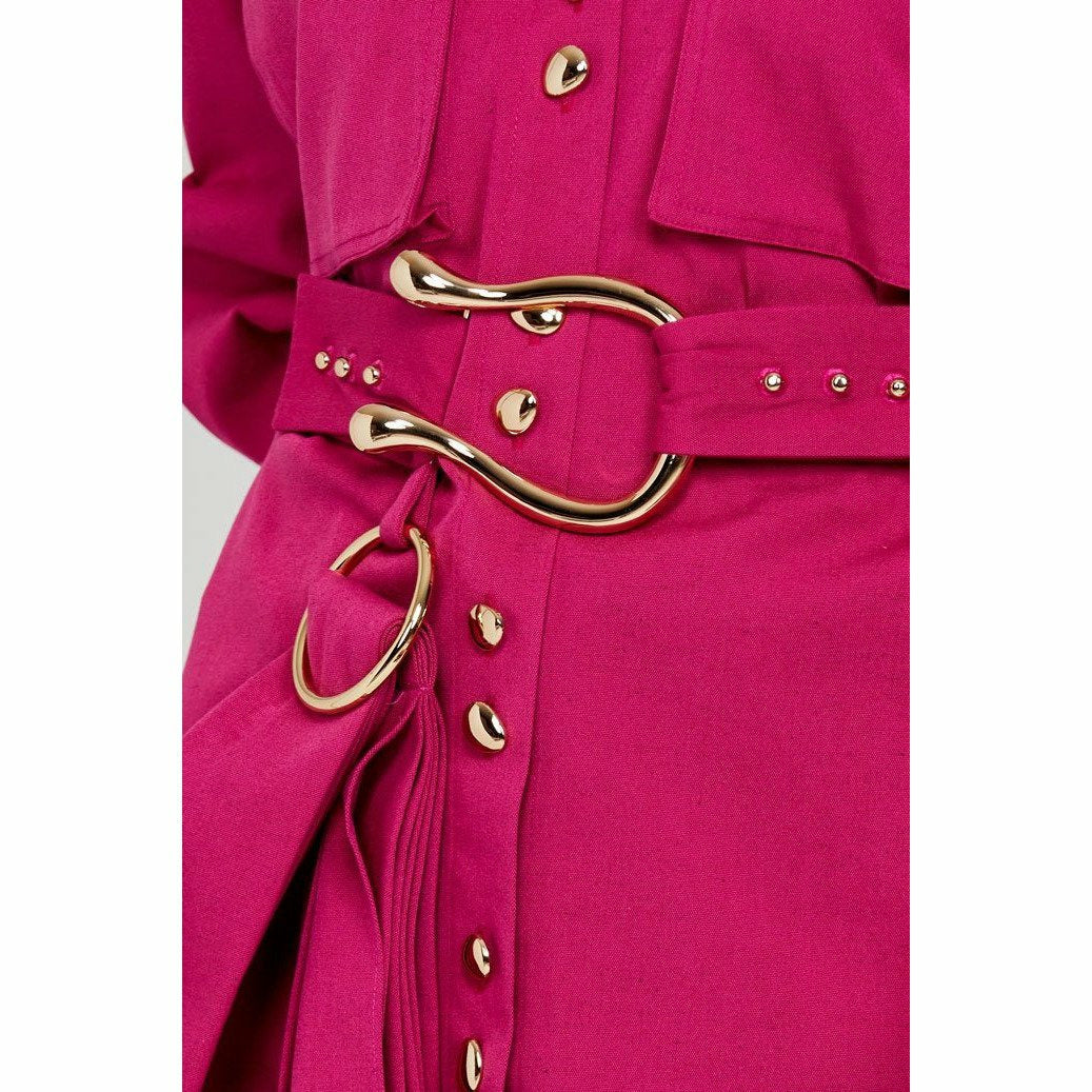 Acler Ultra Pink Parkway Shirt - Pink