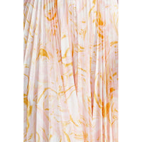Acler Irvine Pleated Skirt - Marble Swirl