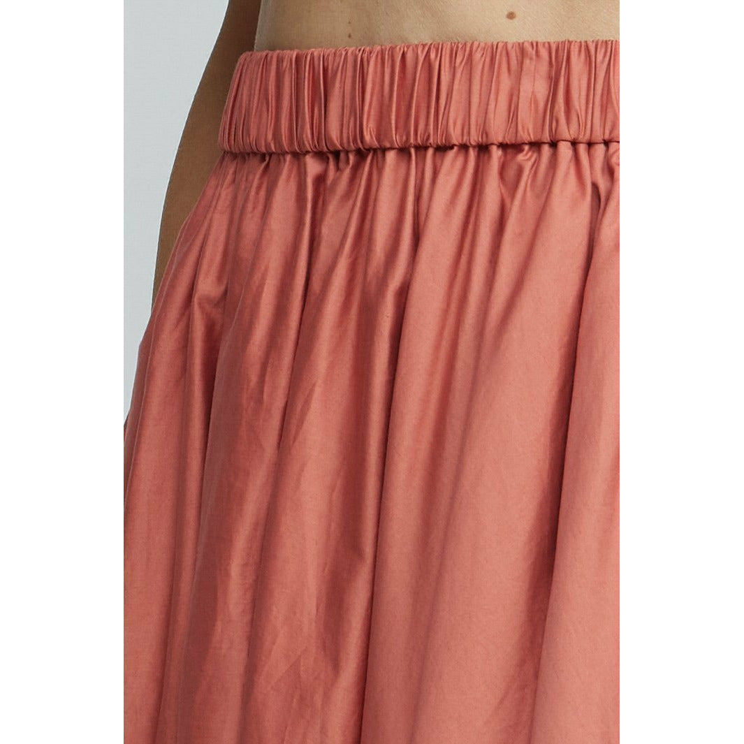 Acler Landon Skirt - Terracotta