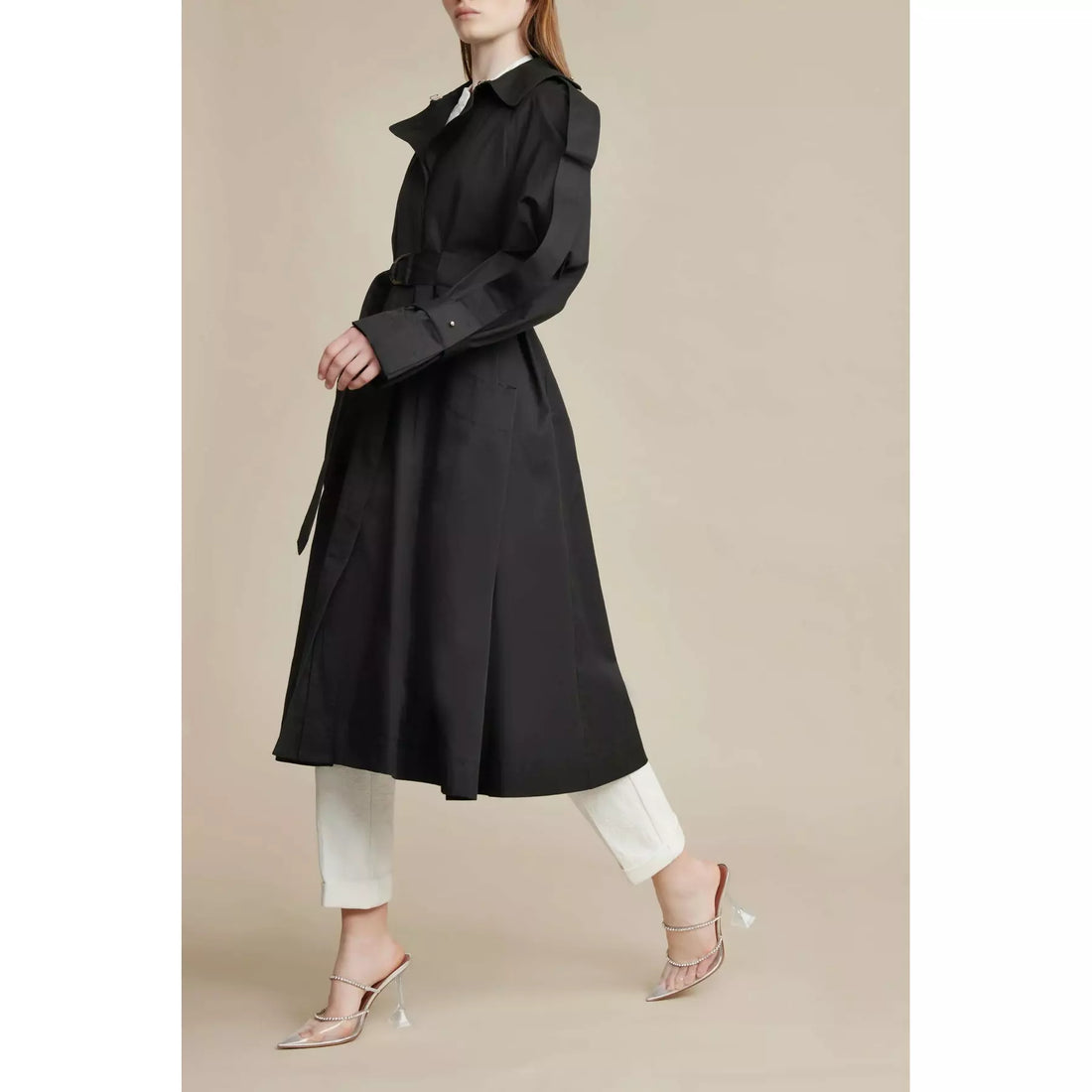 Acler Marco Trench - Black