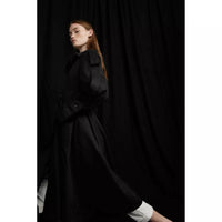 Acler Marco Trench - Black