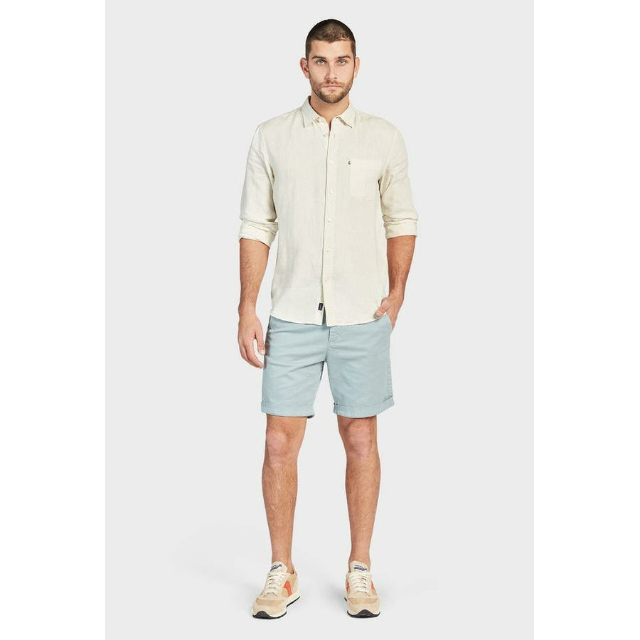 The Academy Brand Cooper Chino Short - Dusty Blue