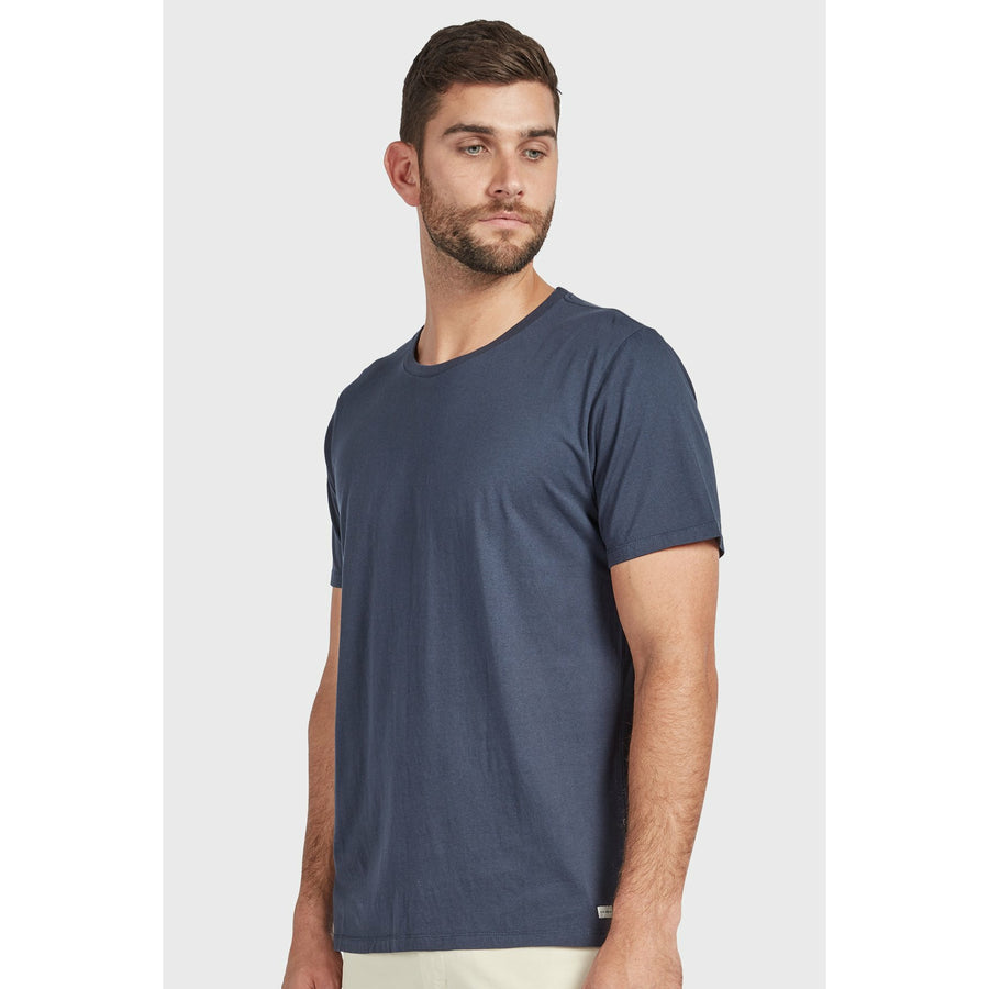 The Academy Brand Blizzard Wash Tee - Navy