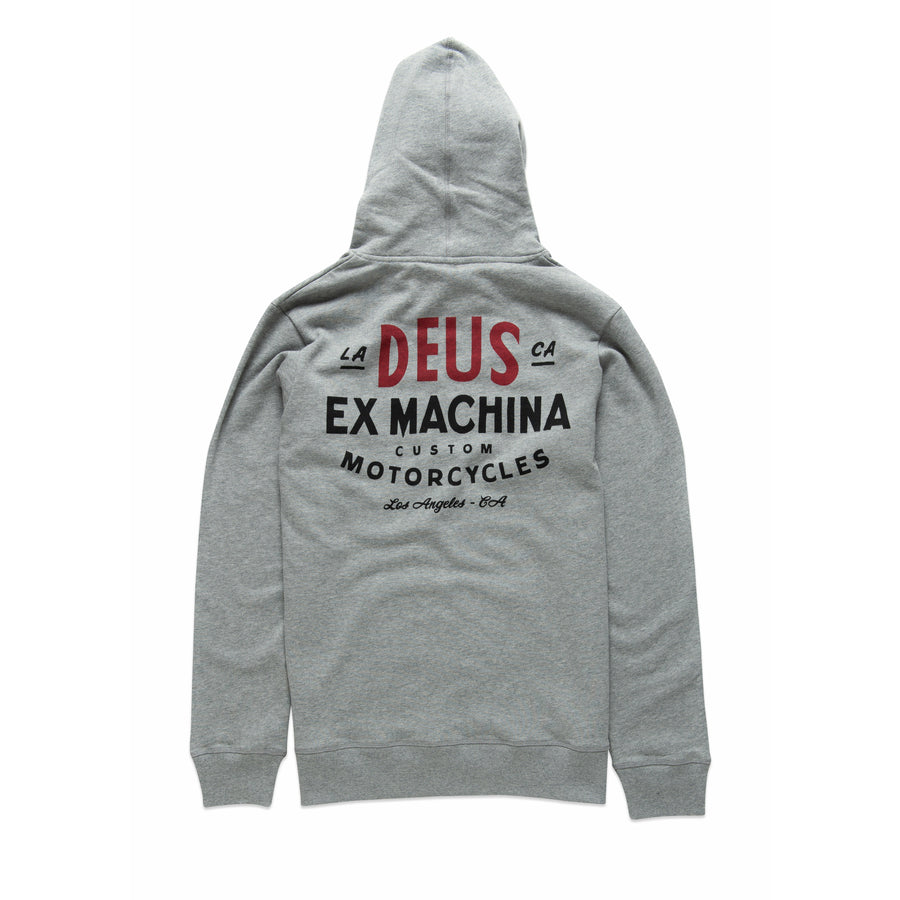 Deus Ex Machina Sentiments Hoodie - Grey Marle