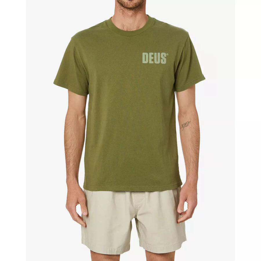 Deus Ex Machina Based (Box Fit) Tee - Olive