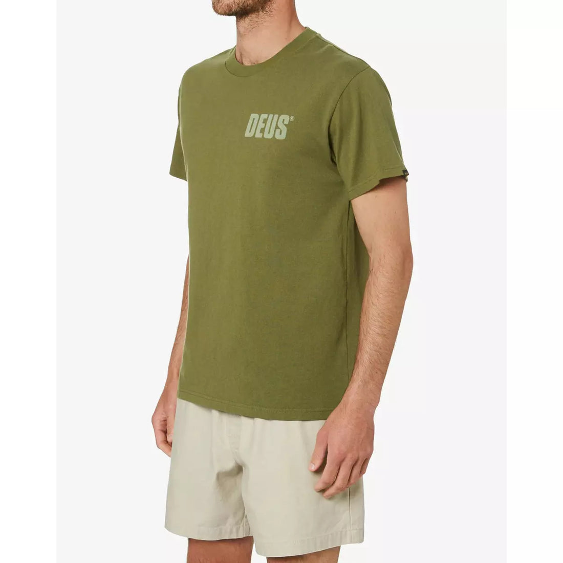 Deus Ex Machina Based (Box Fit) Tee - Olive