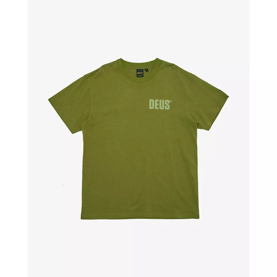 Deus Ex Machina Based (Box Fit) Tee - Olive