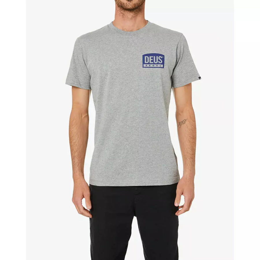 Deus Ex Machina Daft Steady (Regular Fit) Tee - Grey Maple