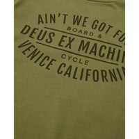 Deus Ex Machina Downtown (Box Fit) Crew - Olive
