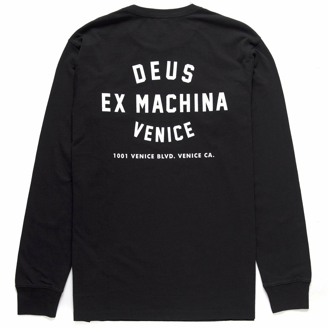 Deus Venice L/S Address Tee - Black