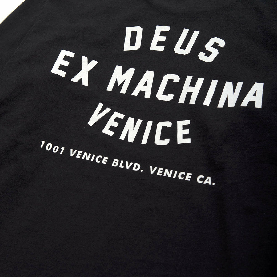 Deus Venice L/S Address Tee - Black