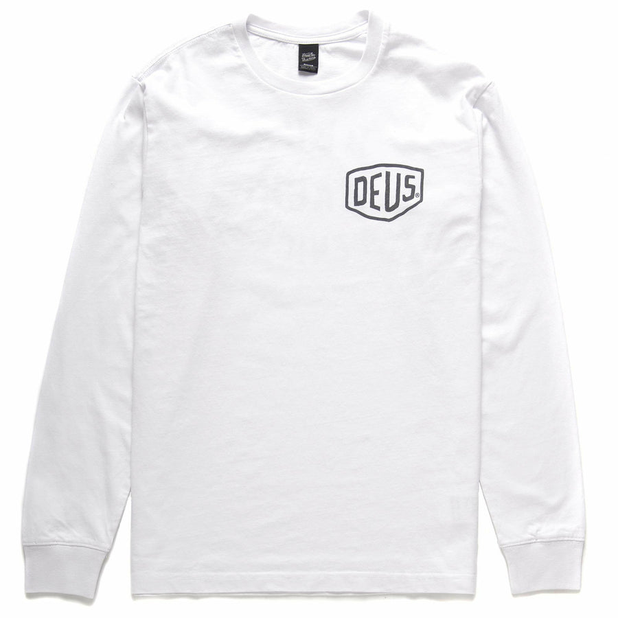 Deus Venice LS Address Tee - White