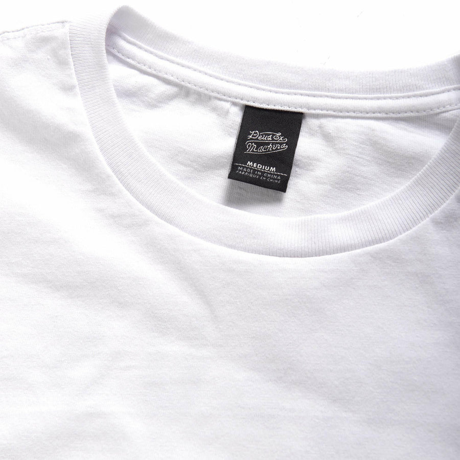 Deus Venice LS Address Tee - White