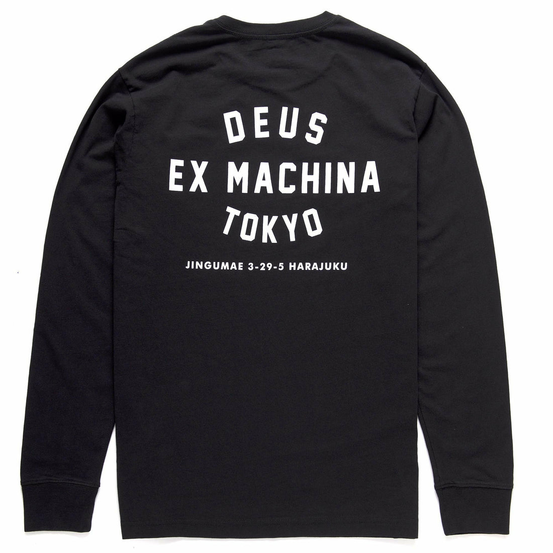 Deus Tokyo LS Address Tee - Black