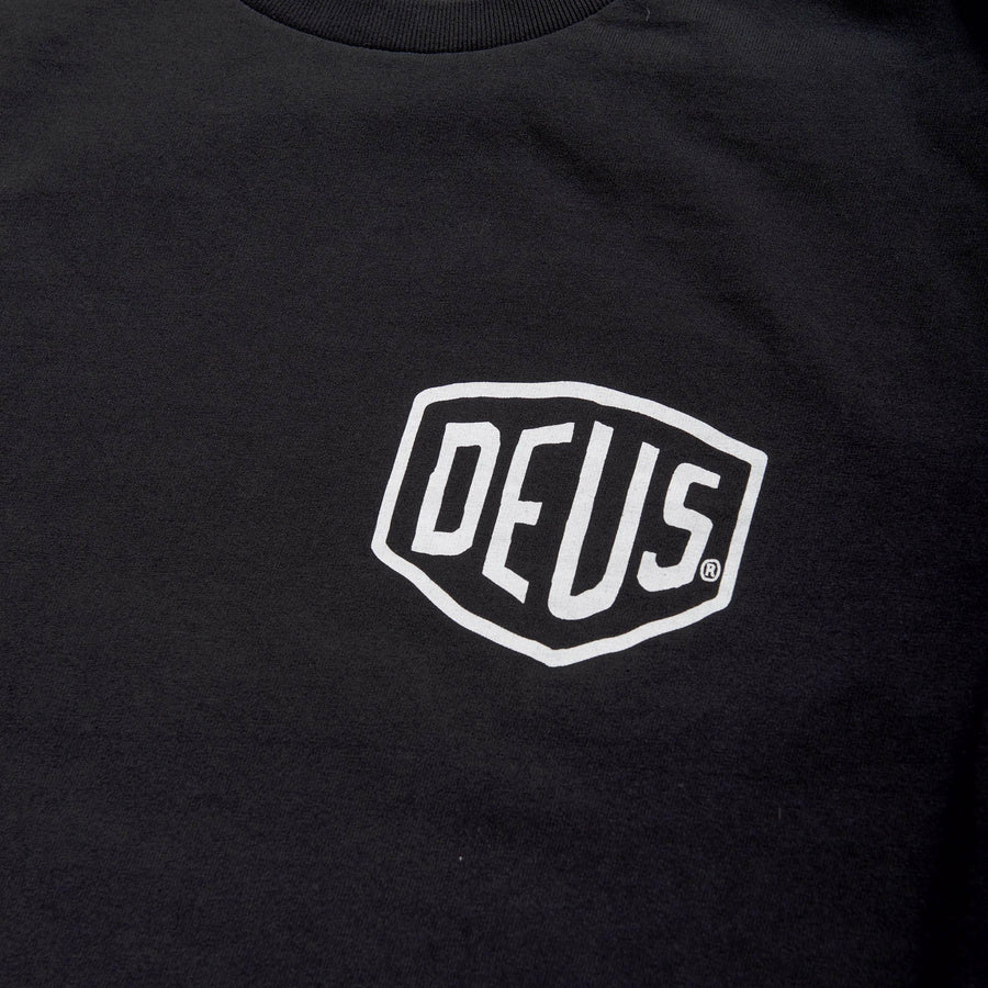 Deus Tokyo LS Address Tee - Black