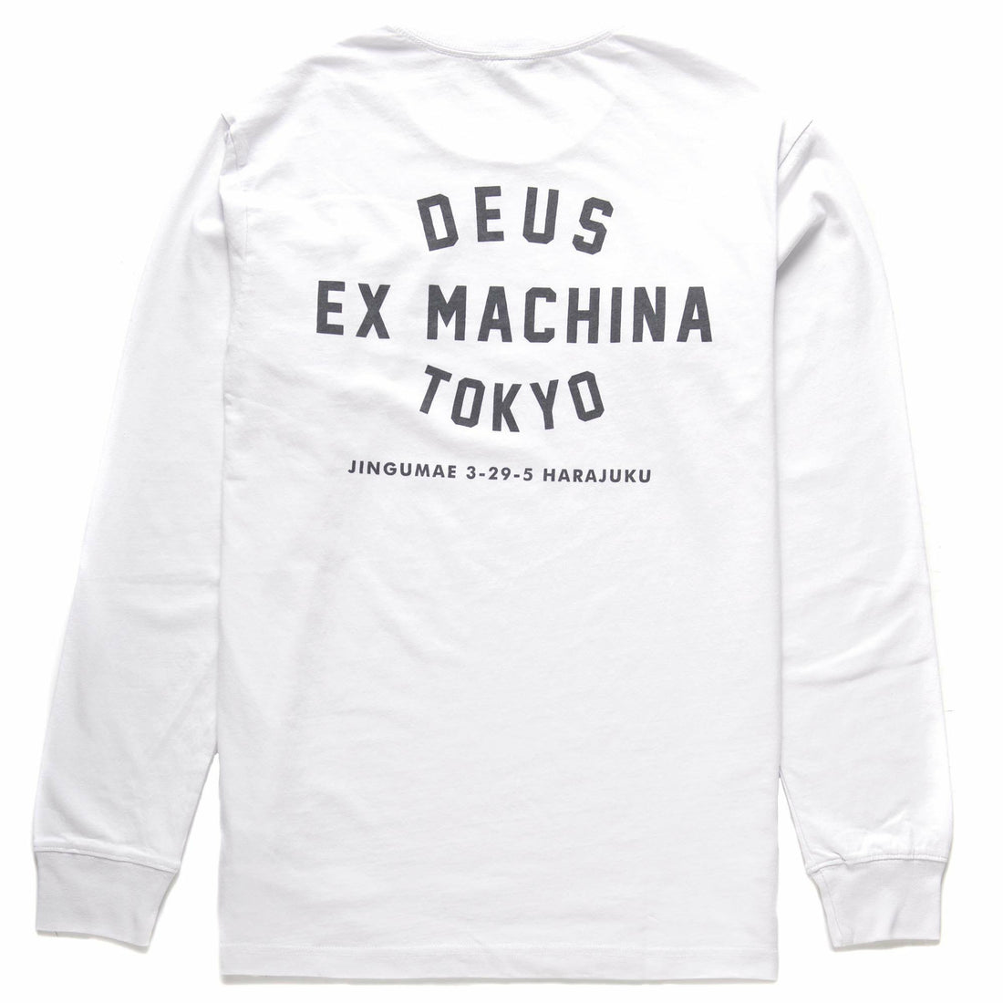 Deus Tokyo L/S Address Tee - White