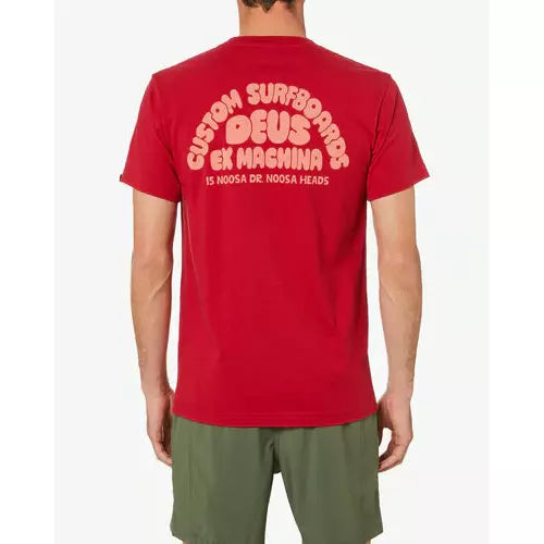 Deus Ex Machina Noosa Surf (Regular Fit) Tee - Jester Red