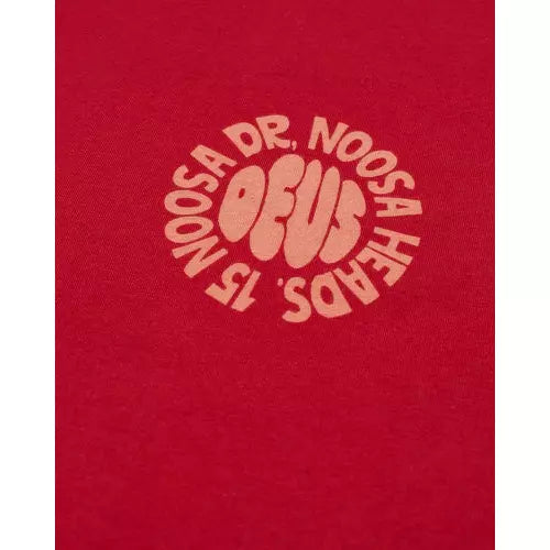 Deus Ex Machina Noosa Surf (Regular Fit) Tee - Jester Red